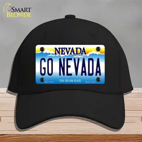 Go Nevada Novelty License Plate Hat Cotton / Black