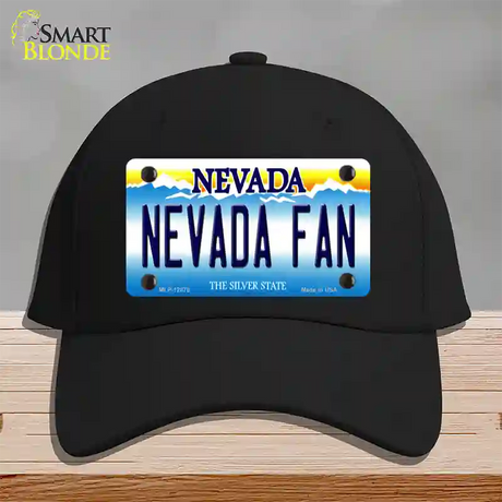 Nevada Fan Novelty License Plate Hat Cotton / Black