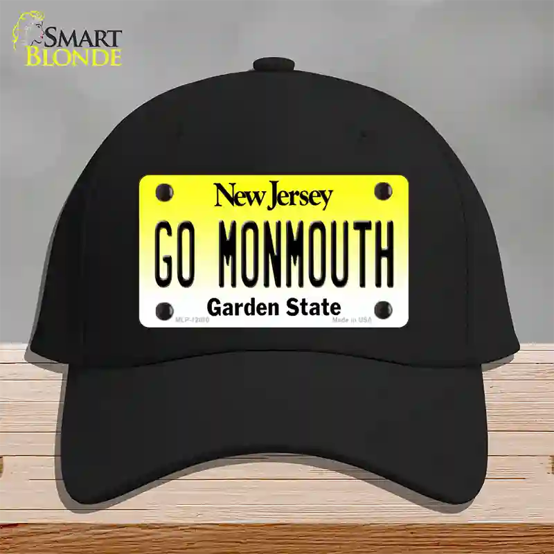 Go Monmouth Novelty License Plate Hat Cotton / Black