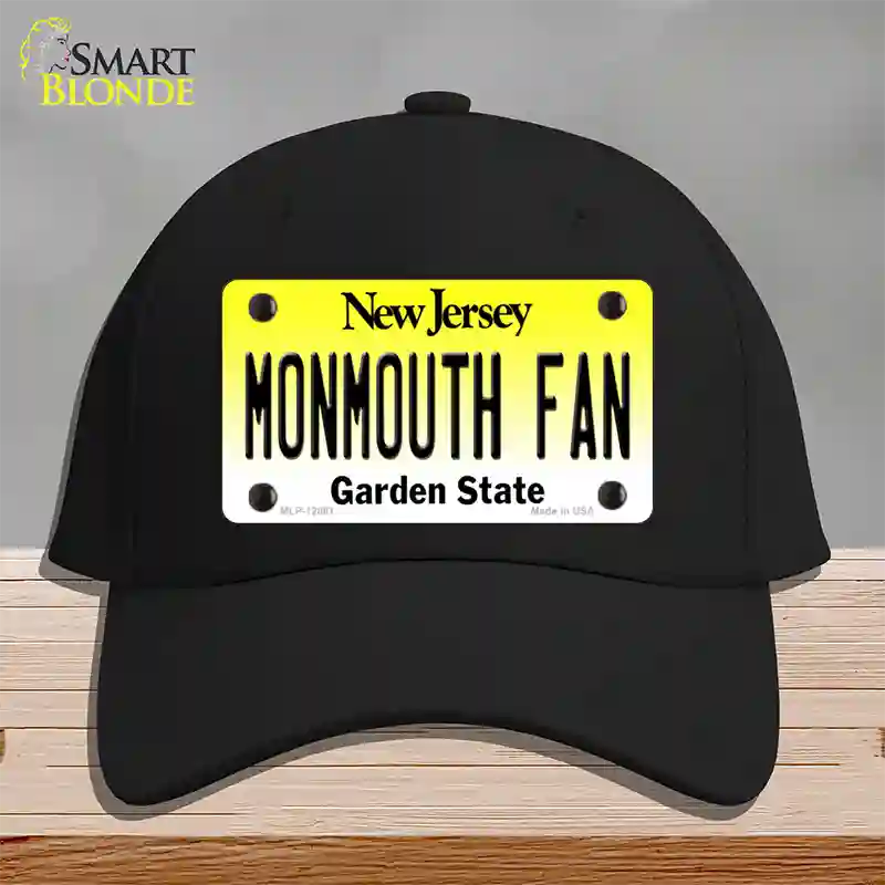 Monmouth Fan Novelty License Plate Hat Cotton / Black