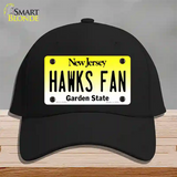 Hawks Fan New Jersey Novelty License Plate Hat Cotton / Black