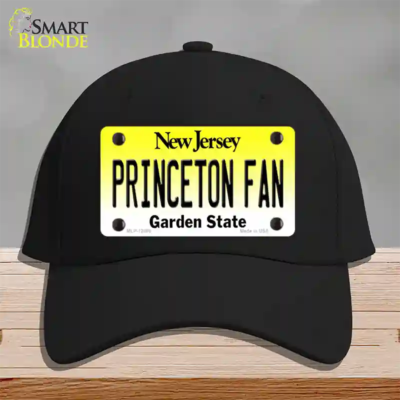 Princeton Fan Novelty License Plate Hat Cotton / Black