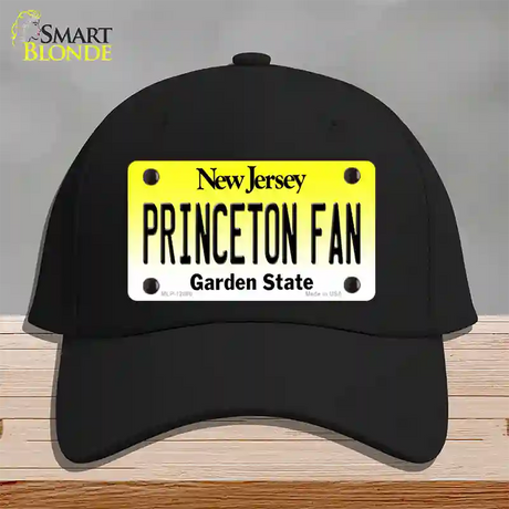 Princeton Fan Novelty License Plate Hat Cotton / Black