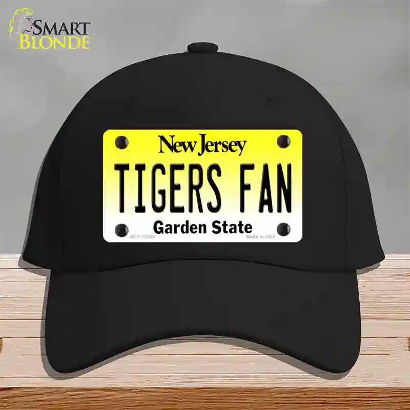 Tigers Fan New Jersey Novelty License Plate Hat Cotton / Black