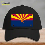 Arizona Small Star Novelty License Plate Hat Cotton / Black