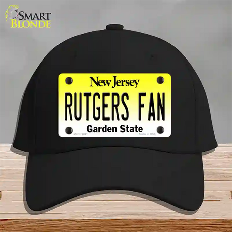 Rutgers Fan Novelty License Plate Hat Cotton / Black