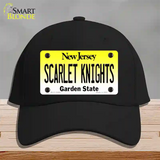 Scarlet Knights Novelty License Plate Hat Cotton / Black