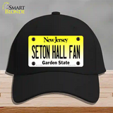 Seton Hall Fan Novelty License Plate Hat Cotton / Black