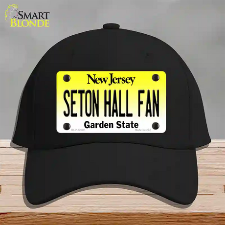 Seton Hall Fan Novelty License Plate Hat Cotton / Black