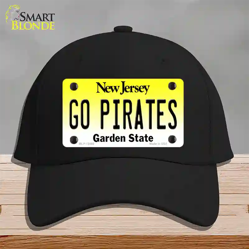 Go Pirates Novelty License Plate Hat Cotton / Black