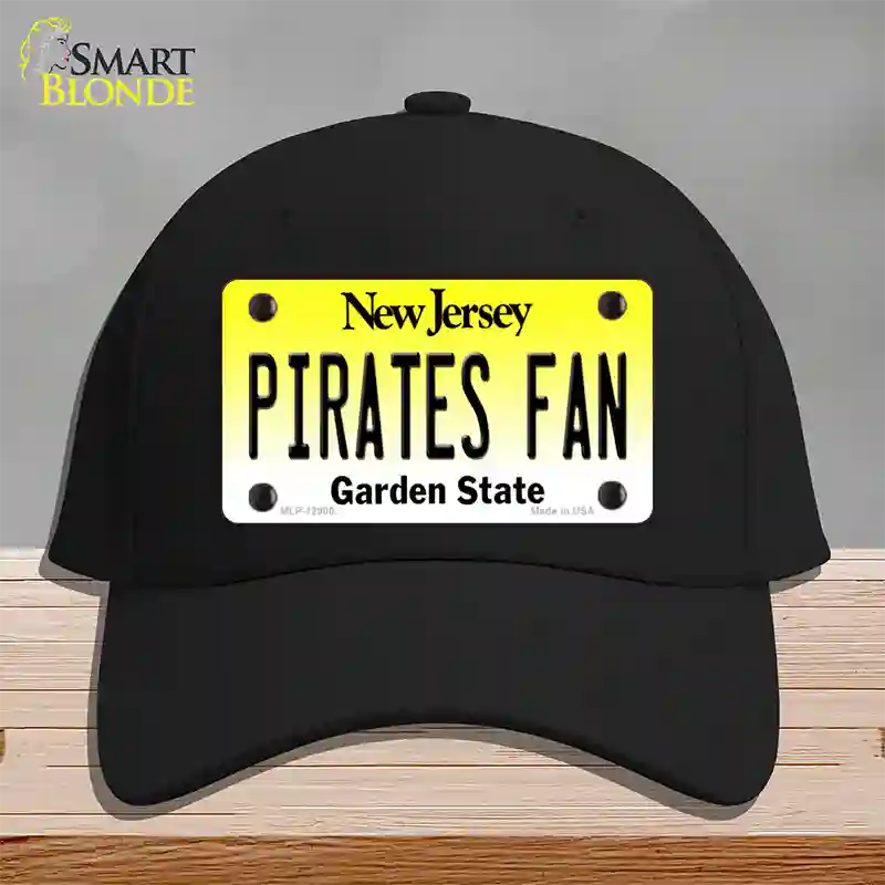 Pirates Fan Novelty License Plate Hat Cotton / Black