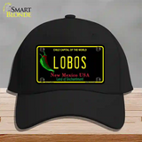 Lobos Novelty License Plate Hat Cotton / Black