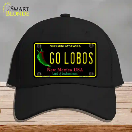 Go Lobos Novelty License Plate Hat Cotton / Black