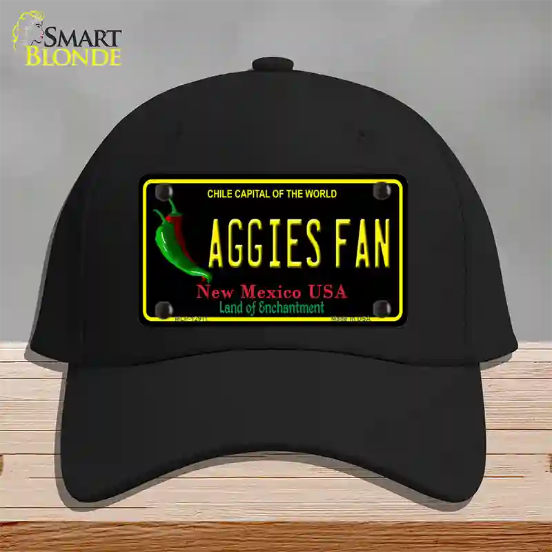 Aggies Fan Novelty License Plate Hat Cotton / Black