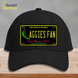 Aggies Fan Novelty License Plate Hat Cotton / Black