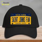 Saint Johns Fan Novelty License Plate Hat Cotton / Black