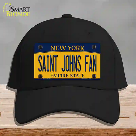 Saint Johns Fan Novelty License Plate Hat Cotton / Black