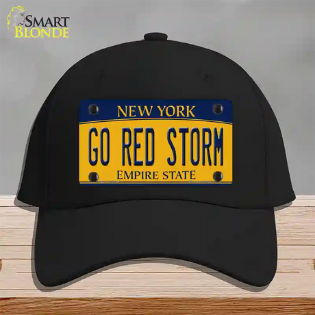 Go Red Storm Novelty License Plate Hat Cotton / Black