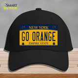 Go Orange Novelty License Plate Hat Cotton / Black