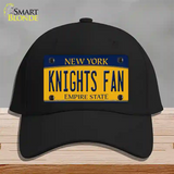 Black Knights Fan Novelty License Plate Hat Cotton / Black