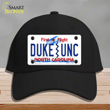 Duke | UNC Novelty License Plate Hat Cotton / Black