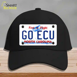 Go East Carolina Univ Novelty License Plate Hat Cotton / Black