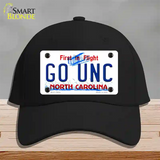 Go Univ North Carolina Novelty License Plate Hat Cotton / Black