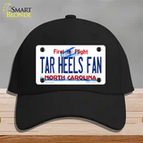 Tar Heels Fan Novelty License Plate Hat Cotton / Black