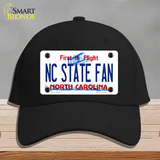 North Carolina State Fan Novelty License Plate Hat Cotton / Black