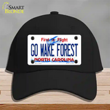 Go Wake Forest Novelty License Plate Hat Cotton / Black