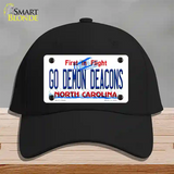 Go Demon Deacons Novelty License Plate Hat Cotton / Black