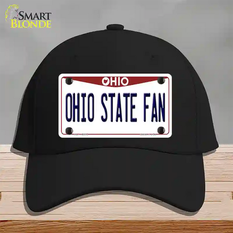 Ohio State Fan Novelty License Plate Hat Cotton / Black