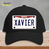 Xavier Novelty License Plate Hat Cotton / Black