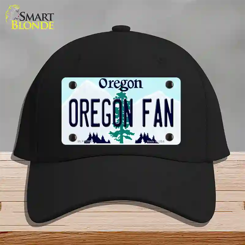 Oregon Fan Novelty License Plate Hat Cotton / Black