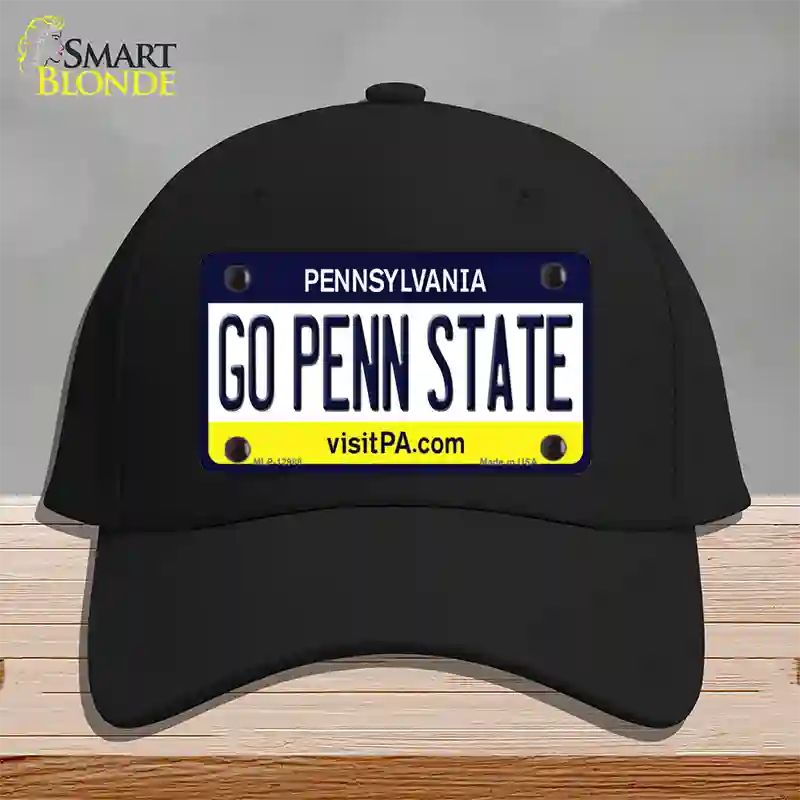 Go Penn State Novelty License Plate Hat Cotton / Black