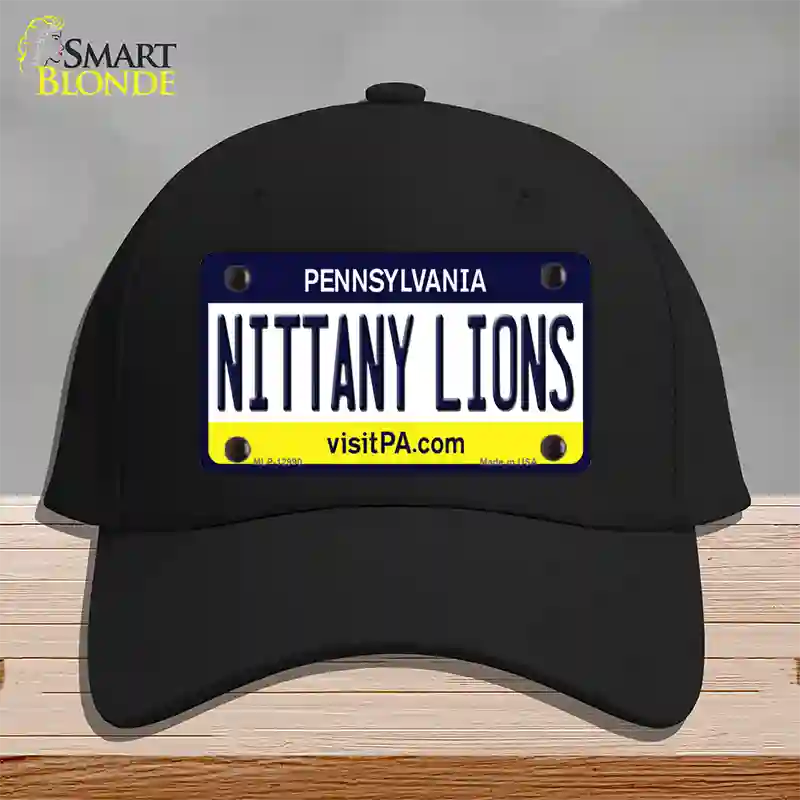 Nittany Lions Novelty License Plate Hat Cotton / Black