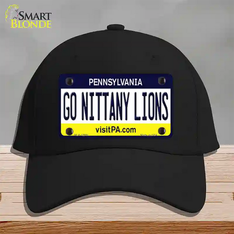 Go Nittany Lions Novelty License Plate Hat Cotton / Black