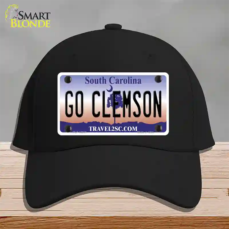 Go Clemson Novelty License Plate Hat Cotton / Black