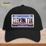 Clemson Fan Novelty License Plate Hat Cotton / Black