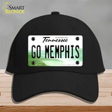 Go Memphis Novelty License Plate Hat Cotton / Black