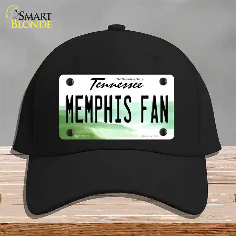 Memphis Fan Novelty License Plate Hat Cotton / Black