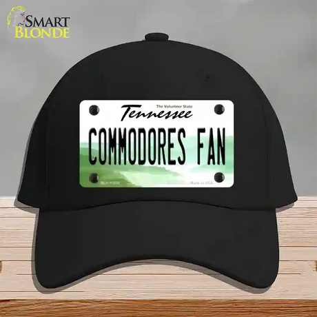 Commodores Fan Novelty License Plate Hat Cotton / Black