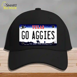 Go Aggies Texas Novelty License Plate Hat Cotton / Black