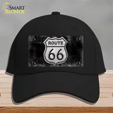 Route 66 Black & White Novelty License Plate Hat Cotton / Black