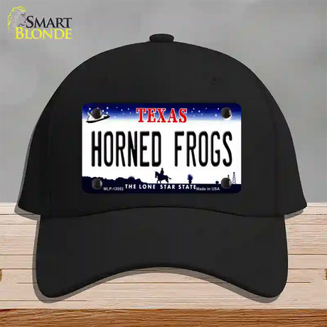 Horned Frogs Novelty License Plate Hat Cotton / Black