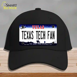 Texas Tech Fan Novelty License Plate Hat Cotton / Black