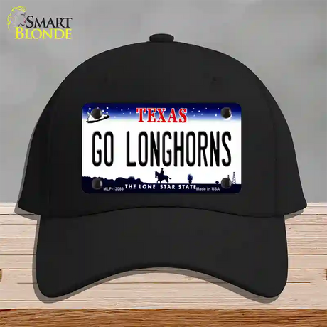 Go Longhorns Novelty License Plate Hat Cotton / Black