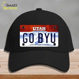 Go BYU Novelty License Plate Hat Cotton / Black