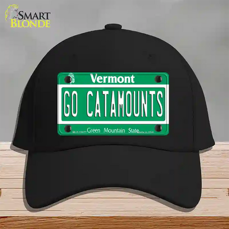 Go Catamounts Novelty License Plate Hat Cotton / Black