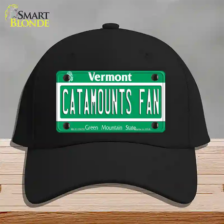 Catamounts Fan Novelty License Plate Hat Cotton / Black